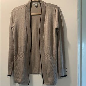 NWOT Tan Cardigan Sweater S